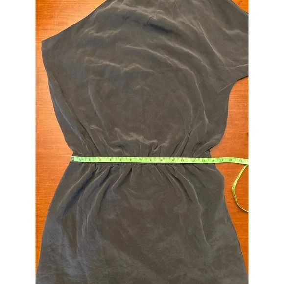 Joie dress Ashton Medium one shoulder black silk short